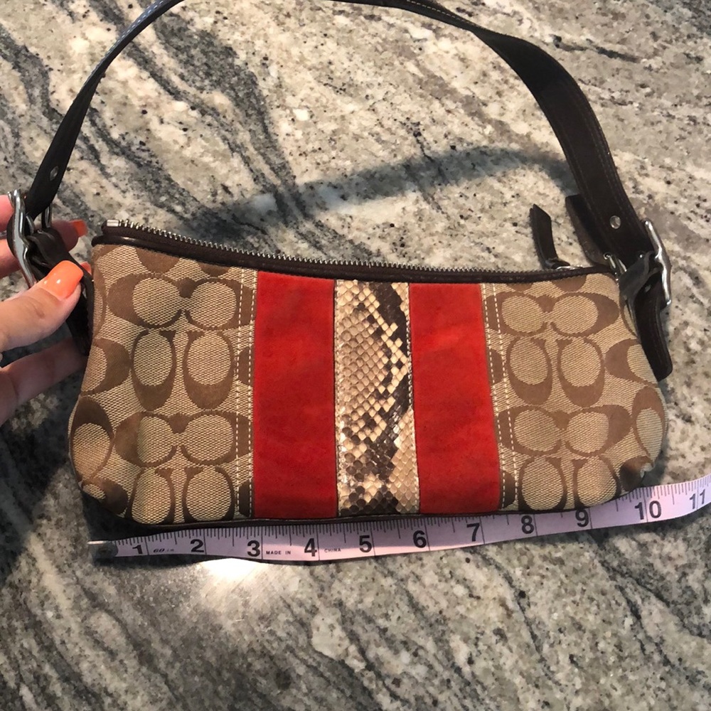 Coach python bag.  Used